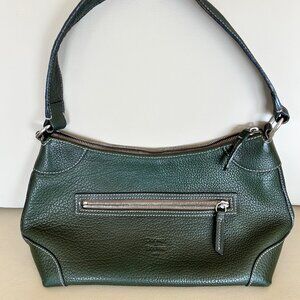 DOONEY & BOURKE Vintage Green Leather Shoulder Hobo Handbag